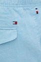 Tommy Hilfiger szorty lniane niebieski MW0MW34498