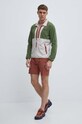 Columbia szorty sportowe Silver Ridge Utility 2030744 brązowy SS25