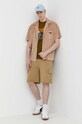 Superdry szorty bawełniane M7110425A.2LI beżowy SS24