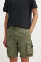 verde Superdry pantaloncini in cotone Uomo