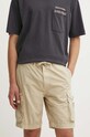 Superdry pantaloni scurti din bumbac bumbac bej M7110435A.29C