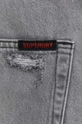 szary Superdry szorty jeansowe