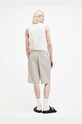 Шорти з домішкою льону AllSaints HANBURY MF081Y бежевий
