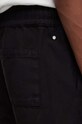 Одежда Шорты с примесью льна AllSaints HANBURY MF081Y чёрный