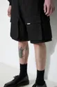 čierna Bavlnené šortky Represent Baggy Cotton Cargo Short