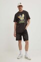 KSUBI pantaloni scurți din denim anti short MPS24WA019 negru SS24