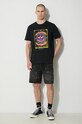 KSUBI denim shorts anti short MPS24WA019 black SS24