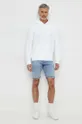 Calvin Klein Jeans farmer rövidnadrág kék