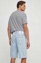Calvin Klein Jeans szorty jeansowe J30J324875 niebieski SS24