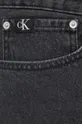 sivá Rifľové krátke nohavice Calvin Klein Jeans