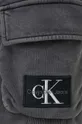 szürke Calvin Klein Jeans pamut rövidnadrág
