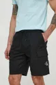 crna Kratke hlače Calvin Klein Jeans Muški