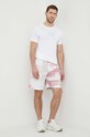 Calvin Klein Jeans szorty bawełniane J30J325473 biały SS24