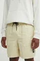zelena Kratke hlače s dodatkom lana Calvin Klein Jeans Muški
