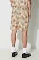 Oblečenie Ľanové šortky Drôle de Monsieur Le Short Jeu de Cartes D.BS138.LI002.PC béžová