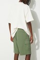 Odzież Drôle de Monsieur szorty z domieszką wełny Le Short Cargo Laine D.BS133.PL127.KK zielony