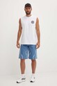 adidas Originals pantaloni scurti jeans IS2893 albastru SS24
