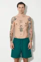 verde Carhartt WIP pantaloncini in cotone Chase Swim Trunks Uomo