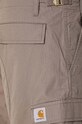 Βαμβακερό σορτσάκι Carhartt WIP Aviation I028245.1YJ02 μπεζ