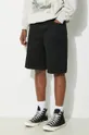 black Carhartt WIP denim shorts Landon Short
