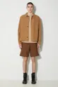 Carhartt WIP shorts American Script Sweat Short brown