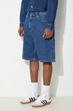 Džínové šortky Carhartt WIP Brandon Short modrá I031921.106