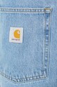 Odzież Carhartt WIP szorty jeansowe Brandon Short I031921.112 niebieski
