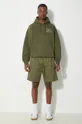 Bavlněné šortky Carhartt WIP Rainer zelená