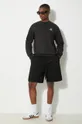Bavlněné šortky Carhartt WIP Rainer černá