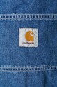 Rifľové krátke nohavice Carhartt WIP Simple Short I033333.106 modrá