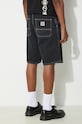 Oblečení Džínové šortky Carhartt WIP Simple Short I033333.8906 černá