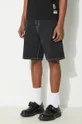 čierna Rifľové krátke nohavice Carhartt WIP Simple Short