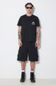 Σορτς Marcelo Burlon Cross Nylon Cargo Shorts CMCS001S24FAB0011001 μαύρο SS24