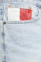 niebieski Tommy Jeans szorty jeansowe