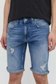 Odzież Tommy Jeans szorty jeansowe DM0DM18794 niebieski