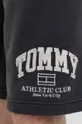 siva Pamučne kratke hlače Tommy Jeans