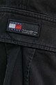 Rifľové krátke nohavice Tommy Jeans čierna DM0DM18809