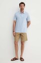 Lacoste pantaloni scurti din bumbac FH8140 bej SS24
