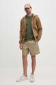 Lacoste szorty bawełniane GH7220. brązowy SS24