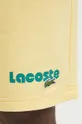 sárga Lacoste pamut rövidnadrág