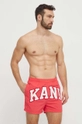 Karl Kani pantaloncini da bagno rosso 6055626