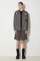 Human Made cotton shorts Skater Shorts HM27PT021 gray SS24