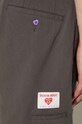 Human Made cotton shorts Skater Shorts HM27PT021 gray