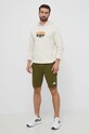 Памучен къс панталон The North Face NF0A3S4FPIB1 зелен SS24