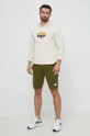 Bavlnené šortky The North Face zelená