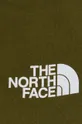 zöld The North Face pamut rövidnadrág