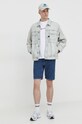 Джинсовые шорты Karl Lagerfeld Jeans 241D1125 тёмно-синий SS24