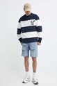Karl Lagerfeld Jeans farmer rövidnadrág 241D1117 kék SS24