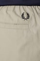 Fred Perry szorty bawełniane Wide Leg Poplin Shorts S7173.U54 beżowy