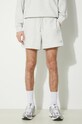 New Balance pantaloni scurti din bumbac gri MS41511AHH